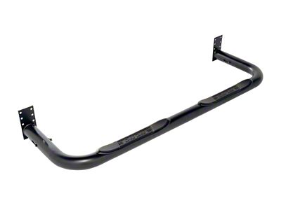 Dee Zee Universal Tubes - 3In Round Universal - Black Steel - DZ3700301