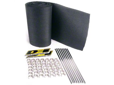 DEI Exhaust Wrap Kit - 8 Cylinder - Speed Sleeves - Black