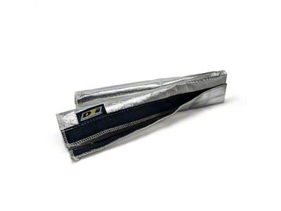 DEI Heat Shroud 2-1/2in x 3ft - Aluminized Sleeving-Hook and - 10487