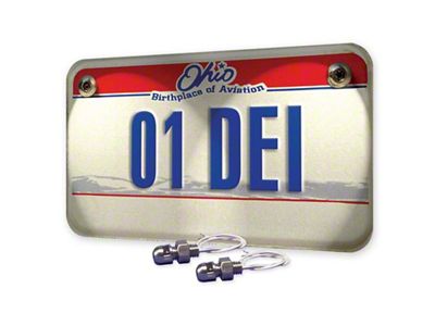 DEI LED LiteN Boltz License Plate Lighting - Dome Head - 2pc - Satin