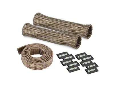 DEI Protect-A-Boot and Wire Kit; 2-Cylinder; Titanium (Universal; Some Adaptation May Be Required)