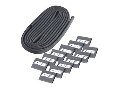 DEI Protect-A-Wire Kit; 4-Cylinder; Black (Universal; Some Adaptation May Be Required)