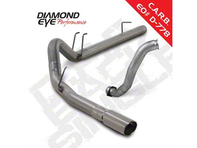Diamond Eye Performance KIT 4in DPF-BACK w/ DP SGL SS 08-10 - K4363S