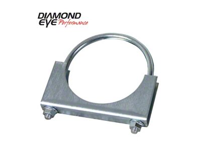 Diamond Eye Performance CLAMP 3-1/2in 3/8in U-BOLT 11 GAUGE SADDLE ZINC-COATED - 454001