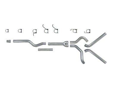 Diamond Eye Performance KIT 4in CB MFLR REPLACMENT PIPE DUAL AL: - K4124A-RP