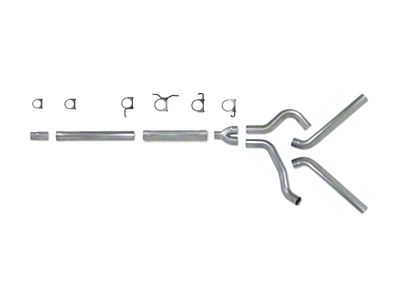Diamond Eye Performance KIT 4in CB MFLR RPLCMENT PIPE DUAL AL: - K4312A-RP
