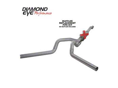 Diamond Eye Performance KIT 4in CB MFLR RPLCMENT PIPE DUAL AL: - K4340A-RP