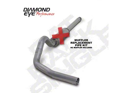 Diamond Eye Performance KIT 4in CB MFLR RPLCMENT PIPE SGL AL: - K4310A-RP