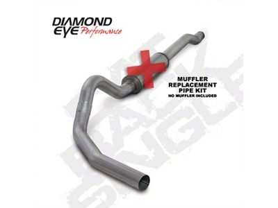 Diamond Eye Performance KIT 4in CB MFLR RPLCMENT PIPE SGL AL: - K4338A-RP