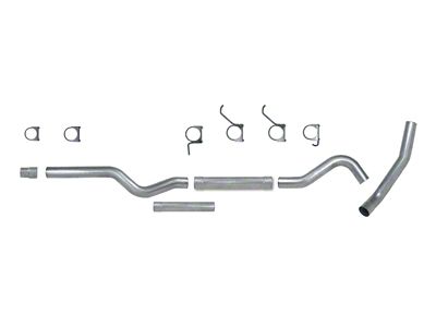 Diamond Eye Performance KIT 4in CB SGL MFLR RPLCMENT PIPE AL - K4122A-RP