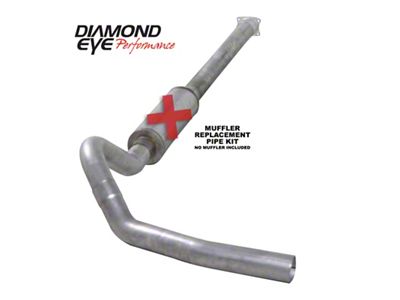 Diamond Eye Performance KIT 4in CB SGL MFLR RPLCMENT PIPE SS - K4110S-RP