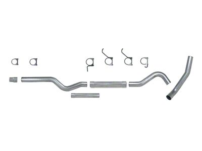 Diamond Eye Performance KIT 4in CB SGL MFLR RPLCMENT PIPE SS - K4122S-RP