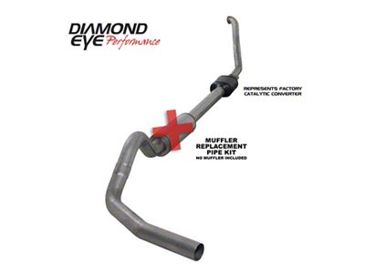Diamond Eye Performance KIT 4in TB MFLR RPLCMENT PIPE SGL SS - K4306S-RP