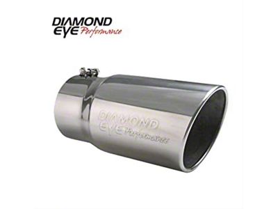 Diamond Eye Performance TIP 3in-4inX12in BOLT-ON ROLLED ANGLE 15-DEGREE ANGLE CUT: - 3412BRA-DE