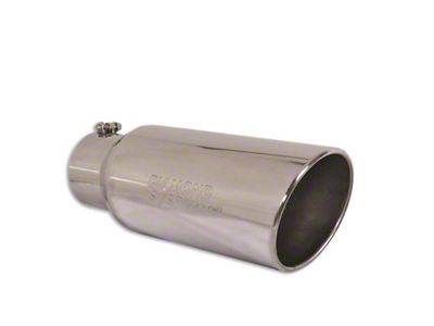 Diamond Eye Performance TIP 4in-5inX18in BOLT ON ROLLED ANGLE 15-DEGREE ANGLE - 4518BRA