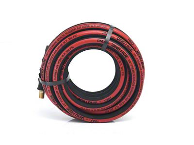 Dino-Hide Rubber Air Hose Assembly; 3/8-Inch x 10-Foot