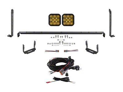 Diode Dynamics 14-23 Toyota 4Runner SS5 Stealth Grille LED 2-Pod - DD7541