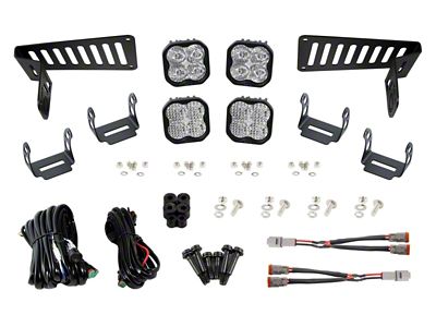Diode Dynamics 18-21 Jeep JL Wrangler/Gladiator SS3 Cowl LED Bracket - DD6554