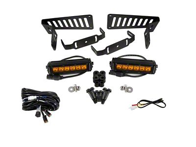 Diode Dynamics 18-21 Jeep JL Wrangler/Gladiator SS6 Cowl LED Bracket - DD6094