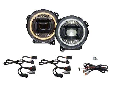 Diode Dynamics 18-23 Jeep JL Wrangler Elite LED Headlamps - DD5166
