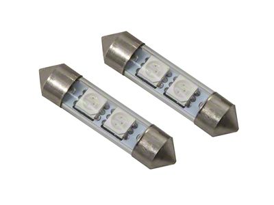 Diode Dynamics 36mm SMF2 LED Bulb - Red Pair - DD0080P