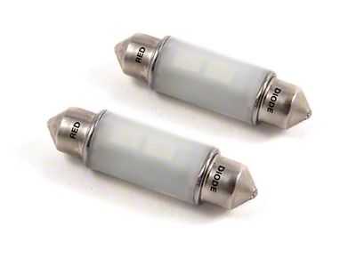 Diode Dynamics 39mm HP6 LED Bulb LED - Red Pair - DD0315P