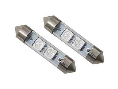 Diode Dynamics 39mm SMF2 LED Bulb - Green Pair - DD0089P