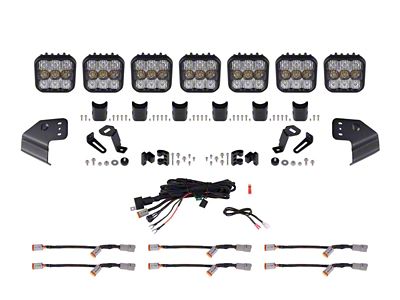 Diode Dynamics Bronco SS5 Sport CrossLink Windshield - White Combo - DD7232