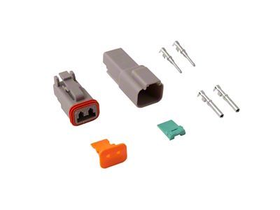 Diode Dynamics Deutsch Connector Kit 2-Pin 16-22 Gauge - DD4038