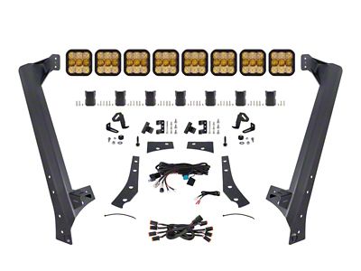 Diode Dynamics Jeep JK SS5 Pro CrossLink Windshield - Yellow - DD7267