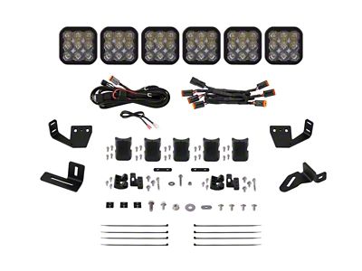 Diode Dynamics Prinsu/Sherpa Roof Rack SS5 6-Pod CrossLink Mounting Kit - DD7818