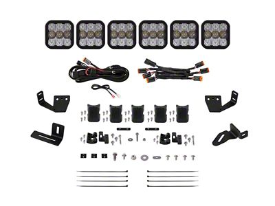 Diode Dynamics Prinsu/Sherpa Roof Racks SS5 6-Pod CrossLink Mounting Kit - DD7816