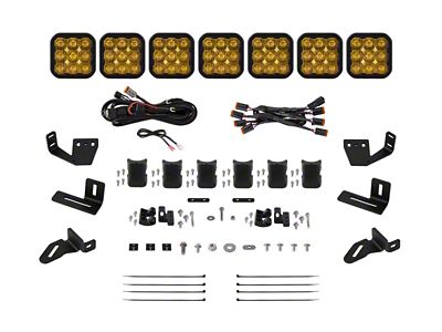 Diode Dynamics Prinsu/Sherpa Roof Racks- SS5 7-Pod CrossLink Mounting Kit - DD7827