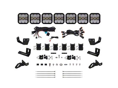 Diode Dynamics Prinsu/Sherpa Roof Racks- SS5 7-Pod CrossLink Mounting Kit - DD7828