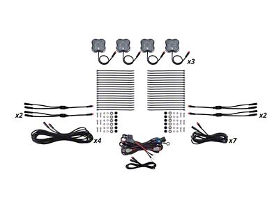 Diode Dynamics RGBW Rock Light Installer Kit 12-pack - DD7748