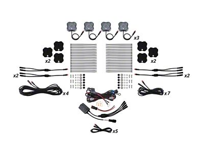 Diode Dynamics RGBW Rock Light Installer Magnet Mount Kit w/Controller - DD7749C