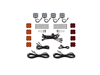Diode Dynamics Single-Color Rock Light Installer Kit 4-pack - DD7738