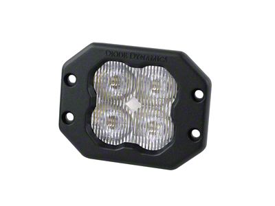Diode Dynamics SS3 LED Pod Sport - White SAE Fog Flush Single