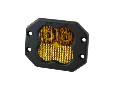 Diode Dynamics SS3 LED Pod Sport - Yellow Combo Flush Single