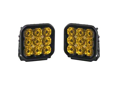 Diode Dynamics SS5 LED Pod Pro - Yellow Spot Pair - DD6777P