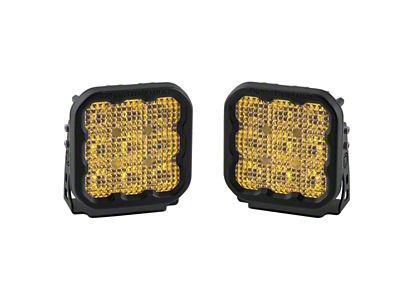Diode Dynamics SS5 LED Pod Sport - Yellow Flood Pair