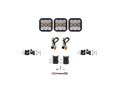 Diode Dynamics SS5 Sport Universal CrossLink 3-Pod Lightbar - White - DD6792