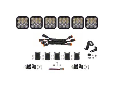 Diode Dynamics SS5 Sport Universal CrossLink 6-Pod Lightbar - White - DD7210