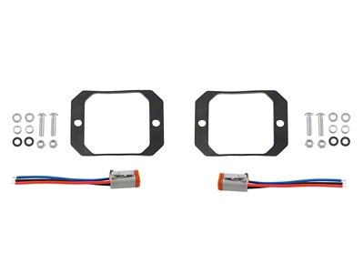 Diode Dynamics Stage Series C1 Flush Mount Mounting Kit Pair - DD6621P