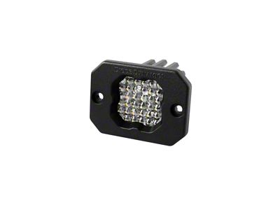 Diode Dynamics Stage Series C1 LED Pod Pro - White Flood Flush WBL Each