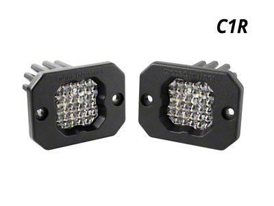 Diode Dynamics Stage Series C1R - White Flood Flush Mount - DD7427P