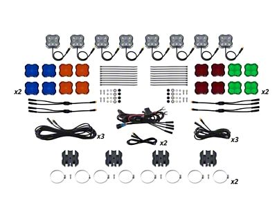 Diode Dynamics Stage Series SXS Rock Light Installer Kit - DD7752