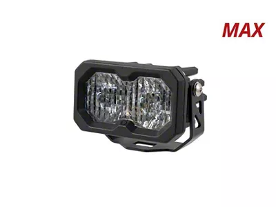 Diode Dynamics Stage Series C2 2.0 Max Standard LED Pod Light with Amber Backlight; White Combo/Driving (Universal; Some Adaptation May Be Required)