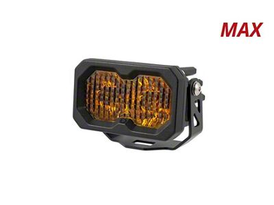 Diode Dynamics Stage Series C2 2.0 Max Standard LED Pod Light with Amber Backlight; Yellow Combo/Driving (Universal; Some Adaptation May Be Required)