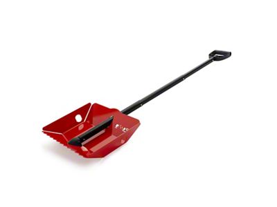 DMOS Stealth XL Snow Shovel; Red with Black Handle